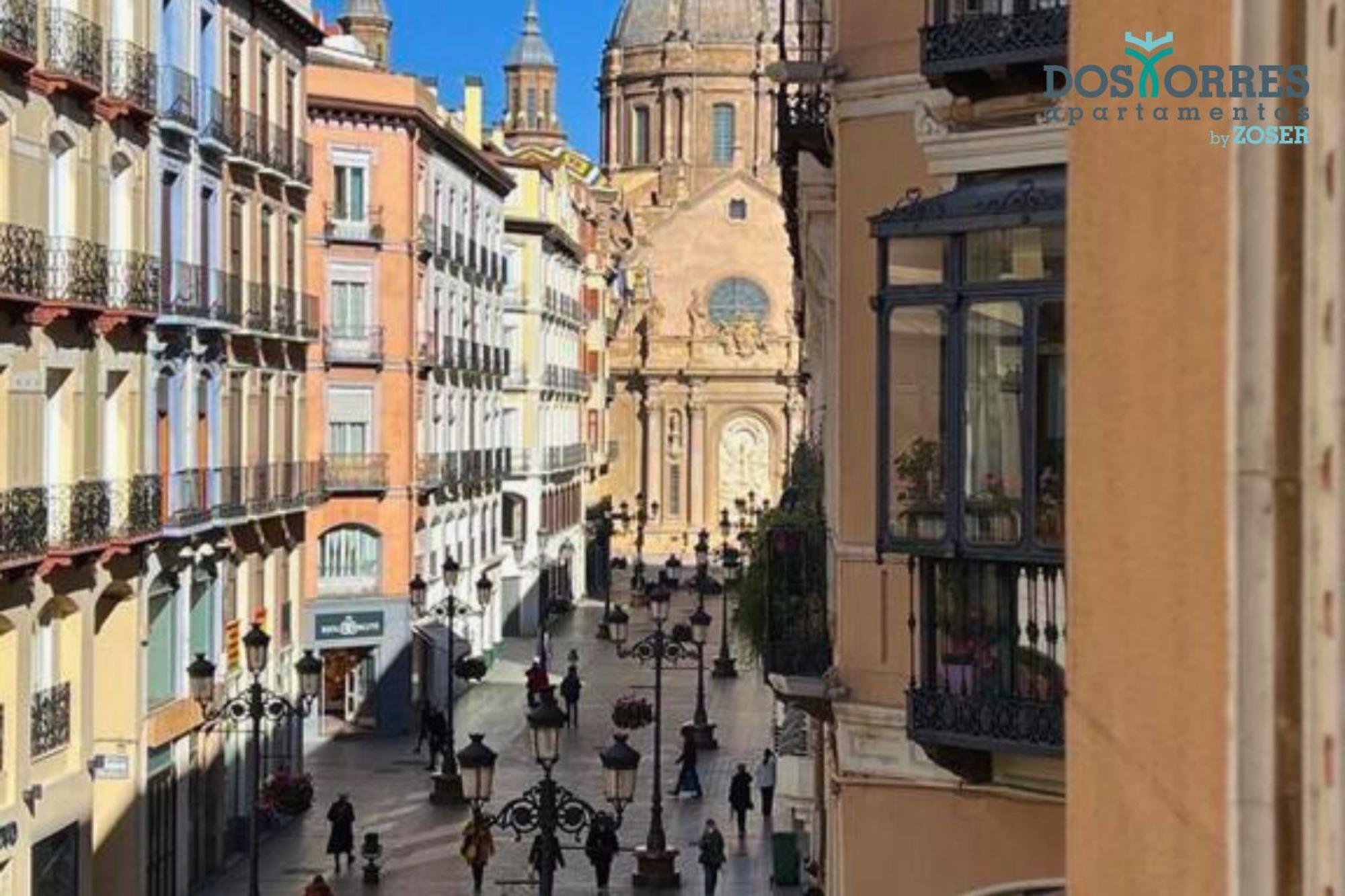 Apartamentos Dos Torres Pilar - Balcones con vistas al Pilar Zaragoza Exterior foto