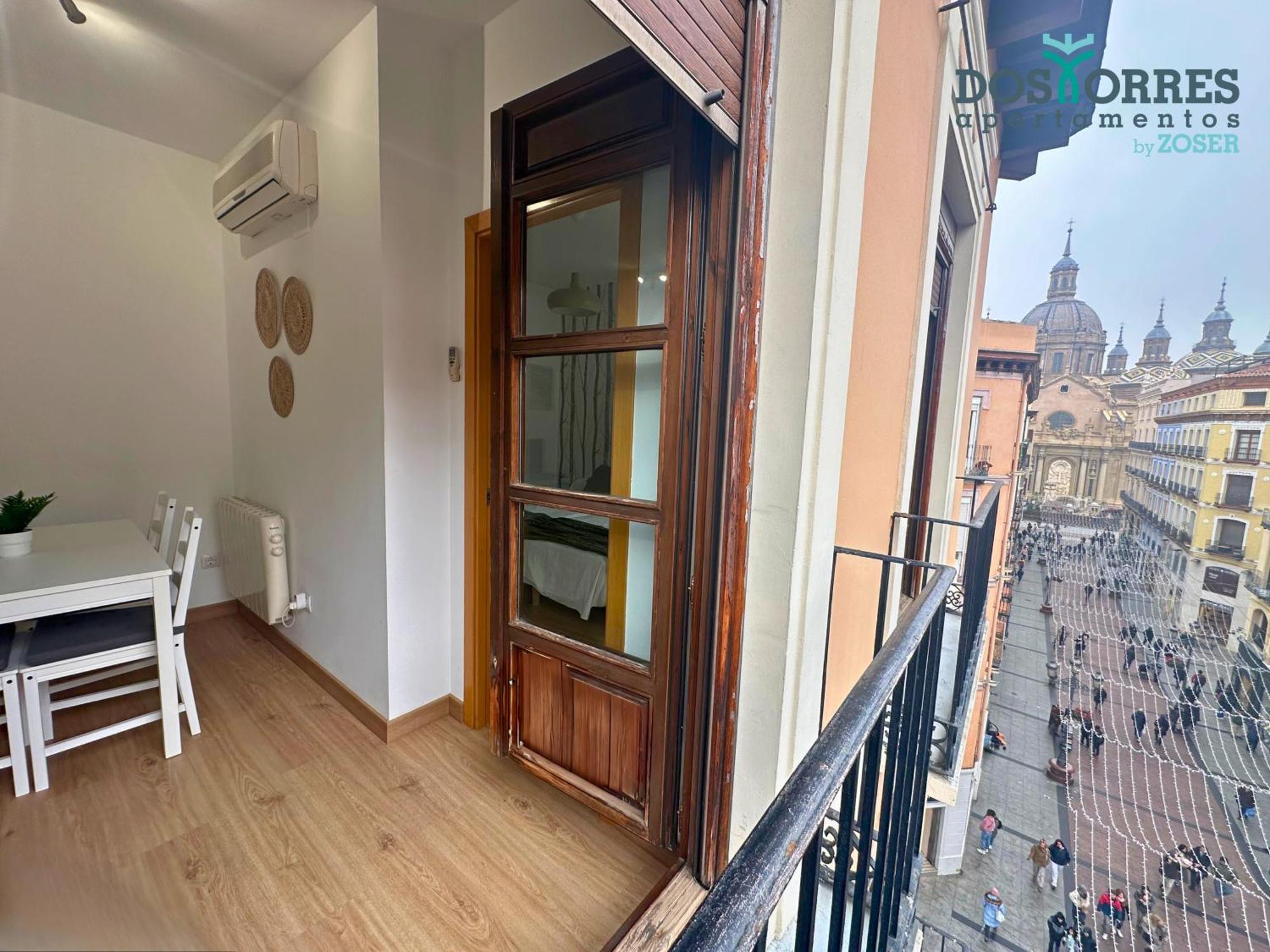 Apartamentos Dos Torres Pilar - Balcones con vistas al Pilar Zaragoza Exterior foto